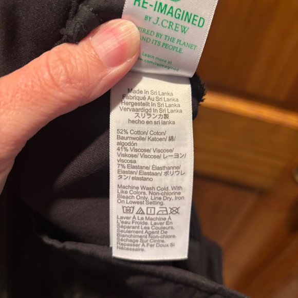 J. Crew Factory Kallie Straight Leg Pants in Black Size 16 - Picture 6 of 7